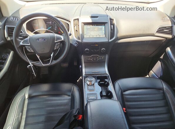 2FMPK3J9XKBB21784 2019 FORD EDGE Cream Widok deski rozdzielczej