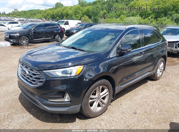 2FMPK3J9XKBB67129 2019 FORD EDGE Black Առջևի ձախ երեք քառորդ տեսարան