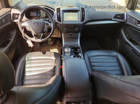 2FMPK3J9XKBB96758 2019 FORD EDGE Gray წინა პანელის ხედი