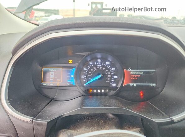 2FMPK3J9XKBC20153 2019 FORD EDGE Black Instrument cluster view