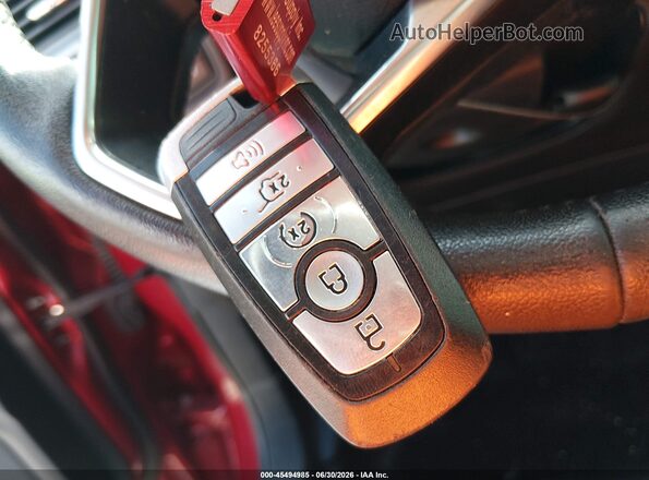 2FMPK3J9XLBA42343 2020 FORD EDGE Red Widok deski rozdzielczej