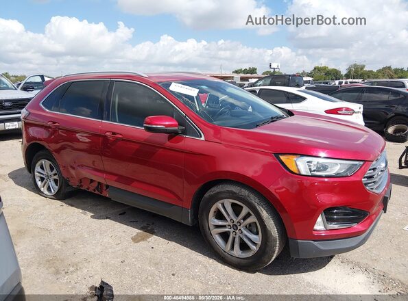 2FMPK3J9XLBA42343 2020 FORD EDGE Red Widok wnętrza 360 stopni