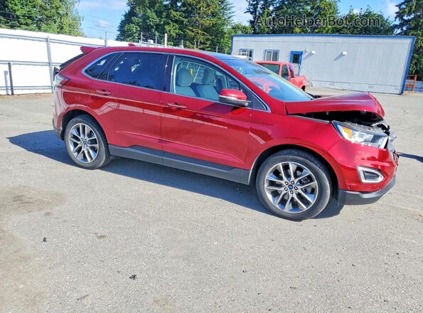 2FMPK3K80HBC36957 2017 FORD EDGE Красный 