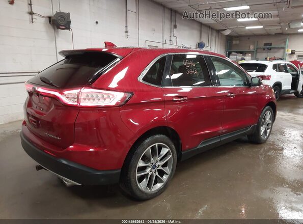 2FMPK3K81GBC49179 2016 FORD EDGE Red Trasero derecho
