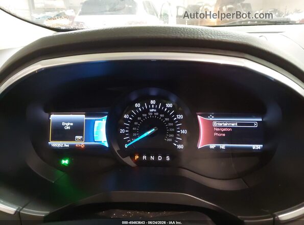 2FMPK3K81GBC49179 2016 FORD EDGE Red Vista de los asientos traseros