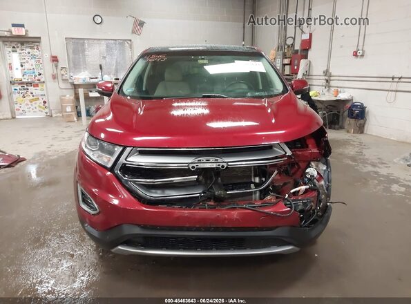 2FMPK3K81GBC49179 2016 FORD EDGE Red Vista frontal