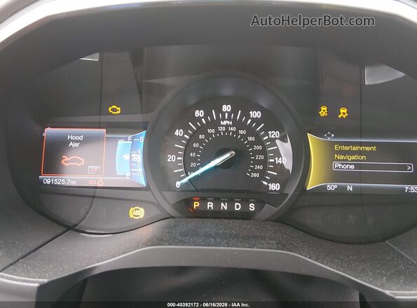 2FMPK3K81HBB71374 2017 FORD EDGE Burgundy უკანა სავარძლების ხედი