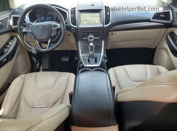 2FMPK3K81JBC13578 2018 FORD EDGE Black Առջևի վահանակի տեսք