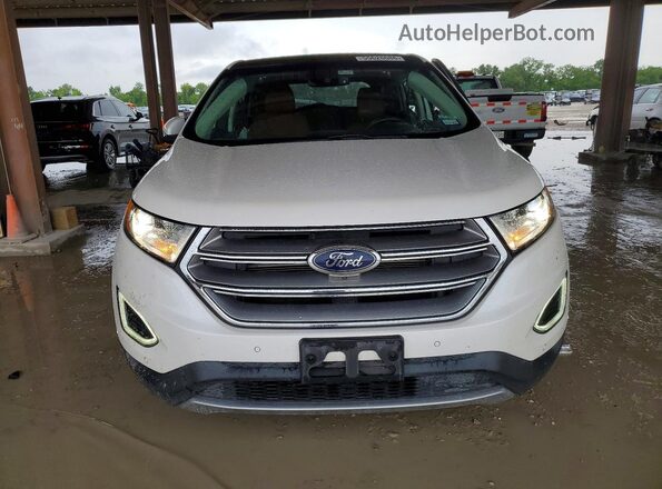 2FMPK3K82JBB38650 2018 FORD EDGE Белый Вид спереди