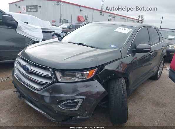 2FMPK3K82JBC15159 2018 FORD EDGE Gray Front left