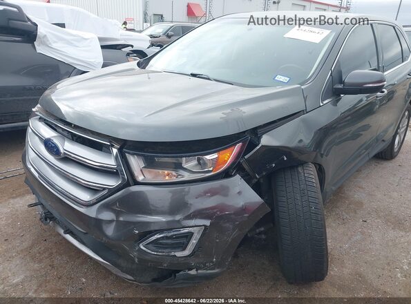 2FMPK3K82JBC15159 2018 FORD EDGE Gray Front view