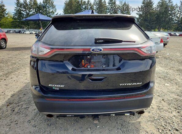 2FMPK3K82JBC33077 2018 FORD EDGE Black Հետևի տեսք