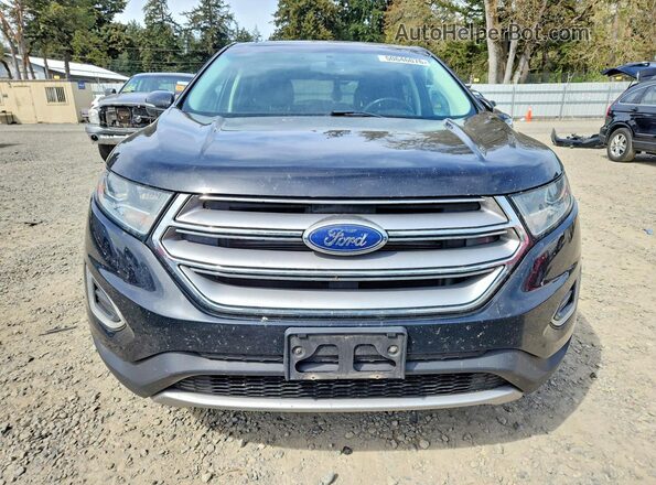 2FMPK3K82JBC33077 2018 FORD EDGE Black Դիմացի տեսք