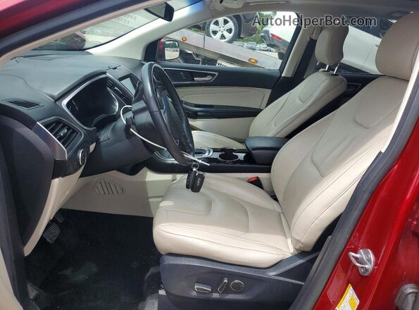 2FMPK3K83HBC51761 2017 FORD EDGE Red 