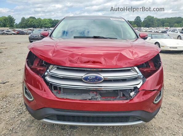 2FMPK3K83HBC51761 2017 FORD EDGE Red 