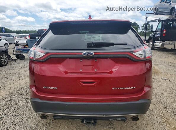 2FMPK3K83HBC51761 2017 FORD EDGE Red 