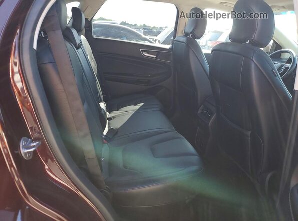 2FMPK3K85JBC40122 2018 FORD EDGE Burgundy Rear interior view