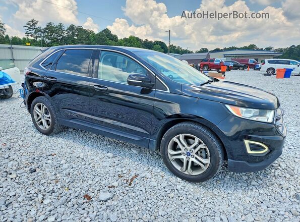 2FMPK3K86GBB12710 2016 FORD EDGE Черный Передняя правая четверть