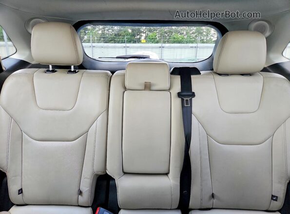2FMPK3K86GBB12710 2016 FORD EDGE Черный Вид задних сидений