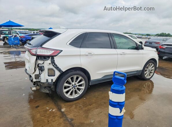 2FMPK3K86HBC44061 2017 FORD EDGE White Задня права чверть