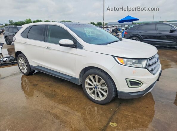 2FMPK3K86HBC44061 2017 FORD EDGE White Передня права чверть