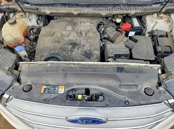 2FMPK3K86HBC44061 2017 FORD EDGE White Вид задньої частини салону