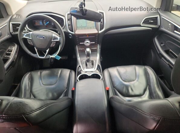 2FMPK3K86HBC44061 2017 FORD EDGE White Вид панелі приладів