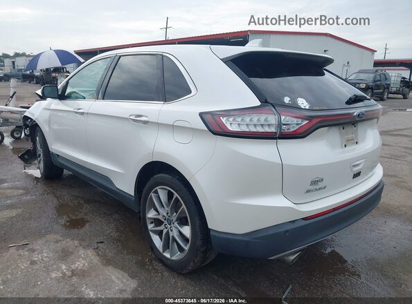 2FMPK3K87GBB17348 2016 FORD EDGE White Rear left