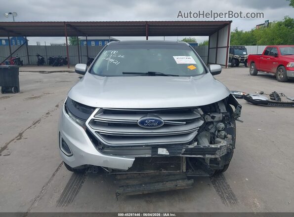 2FMPK3K87JBB86063 2018 FORD EDGE Silver Սարքավորումների վահանակի տեսք