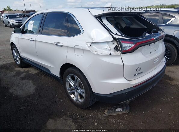 2FMPK3K87JBC06506 2018 FORD EDGE Белый Задняя левая четверть