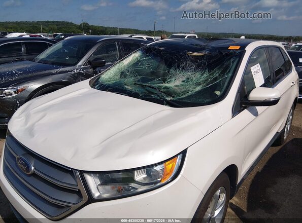 2FMPK3K87JBC06506 2018 FORD EDGE Белый Вид спереди