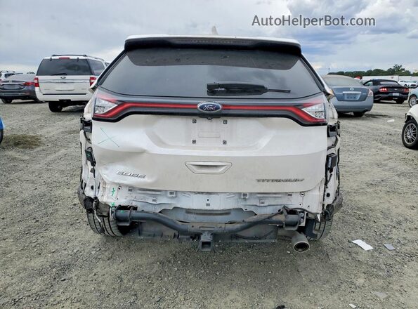 2FMPK3K89HBB43645 2017 FORD EDGE White Rear view