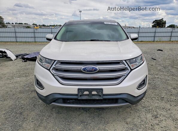 2FMPK3K89HBB43645 2017 FORD EDGE White Front view