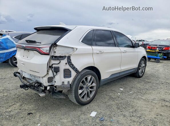 2FMPK3K89HBB43645 2017 FORD EDGE White Rear right