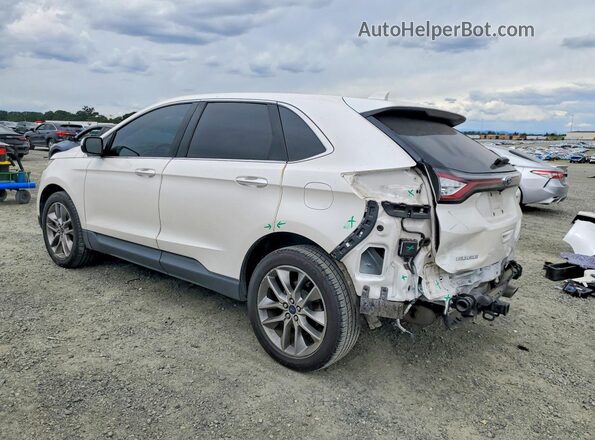2FMPK3K89HBB43645 2017 FORD EDGE White Rear left