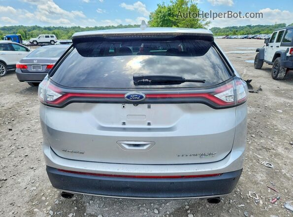 2FMPK3K90JBB42625 2018 FORD EDGE Silver Rear view