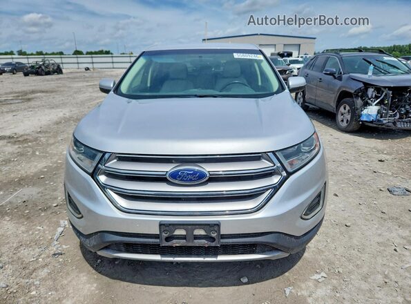 2FMPK3K90JBB42625 2018 FORD EDGE Silver Front view