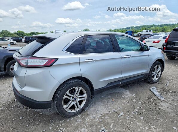 2FMPK3K90JBB42625 2018 FORD EDGE Silver Rear right