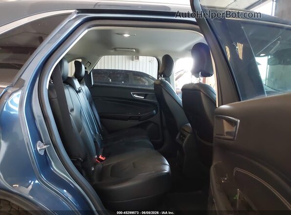 2FMPK3K90KBB37717 2019 FORD EDGE Blue Вид наклейки з VIN-кодом