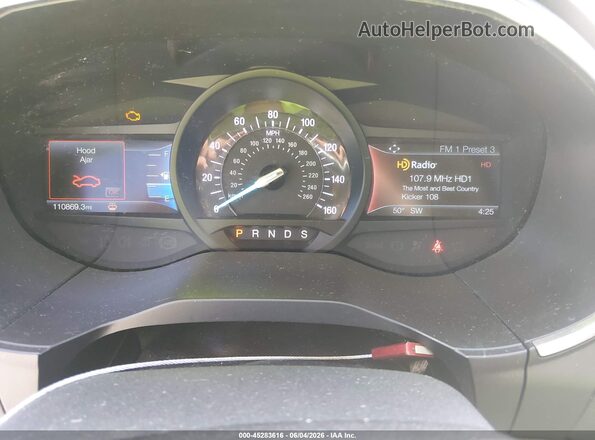 2FMPK3K90KBB55764 2019 FORD EDGE Silver Vista de los asientos traseros