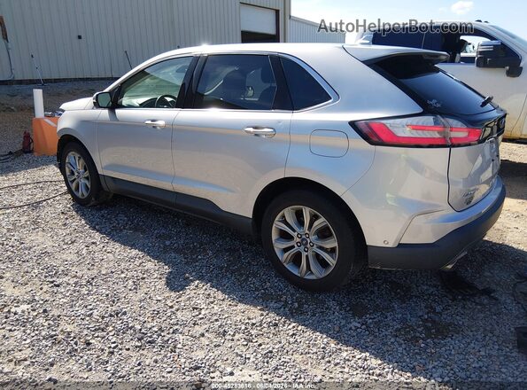 2FMPK3K90KBB55764 2019 FORD EDGE Silver Trasero izquierdo