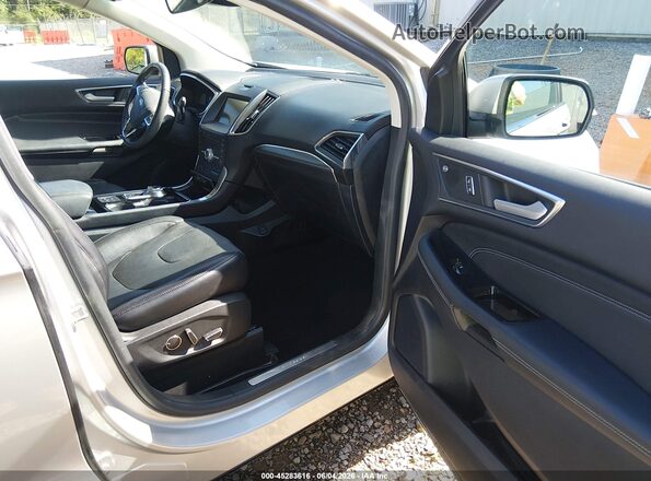 2FMPK3K90KBB55764 2019 FORD EDGE Silver Vista interior delantera