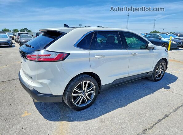 2FMPK3K90LBB14133 2020 FORD EDGE Белый Задняя правая четверть