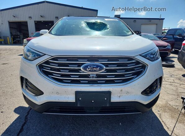 2FMPK3K90LBB14133 2020 FORD EDGE Белый Вид спереди