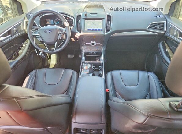 2FMPK3K90LBB14133 2020 FORD EDGE Белый Вид панели приборов