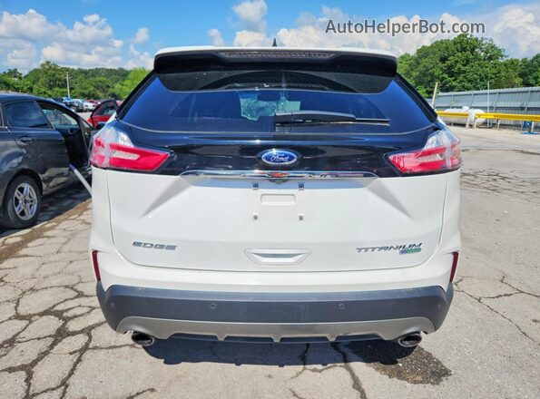 2FMPK3K90LBB14133 2020 FORD EDGE Белый Вид сзади