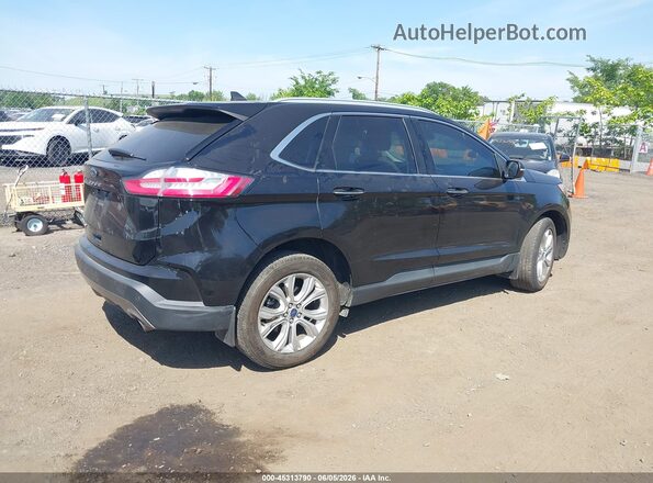 2FMPK3K90MBA18424 2021 FORD EDGE Черный Задняя правая четверть