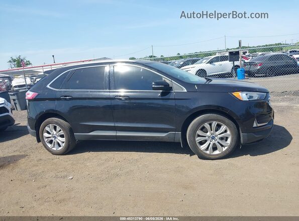 2FMPK3K90MBA18424 2021 FORD EDGE Черный Вид задней части салона