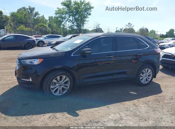 2FMPK3K90MBA18424 2021 FORD EDGE Черный Панорамный вид салона 360°