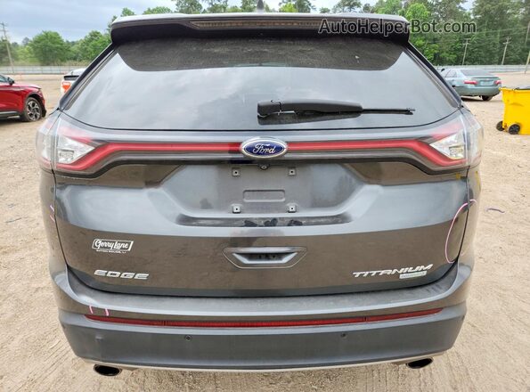 2FMPK3K91GBB86903 2016 FORD EDGE Black Vista trasera